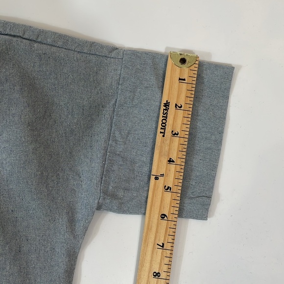 LAUDE THE LABEL Oversized Shirt Dress Chambray Size S/M Relaxed EUC - Picture 10 of 12